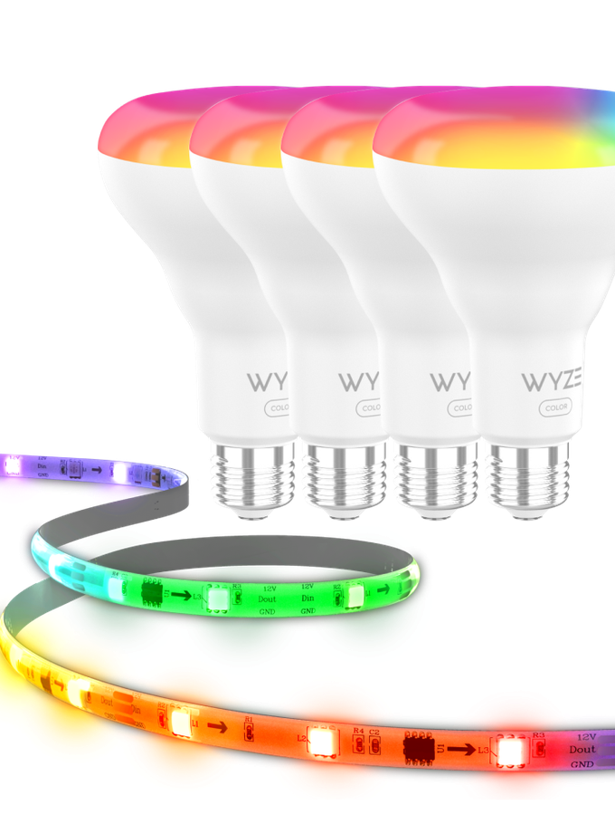 Smart Lighting Kit - Bulb Color BR30 + Light Strip Pro Bundle New Arrival