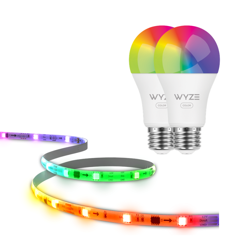 Smart Lighting Kit - Bulb Color + Light Strip Pro Bundle High Quality