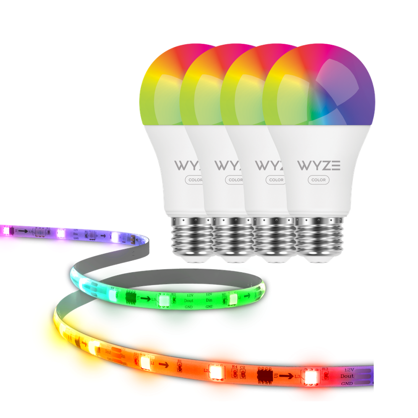 Smart Lighting Kit - Bulb Color + Light Strip Pro Bundle High Quality