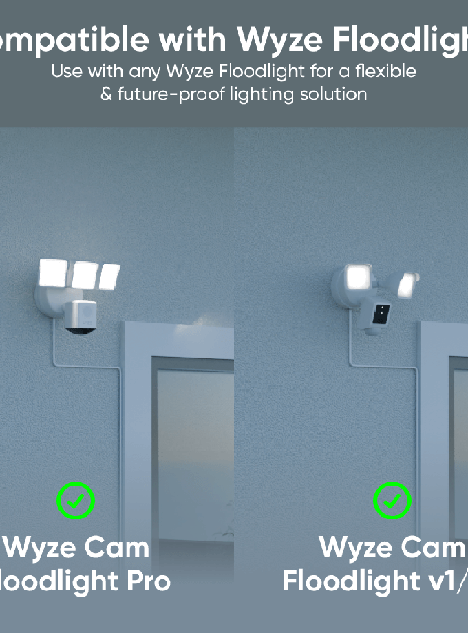 Wyze Cam Floodlight Plug-In Mount New Arrival