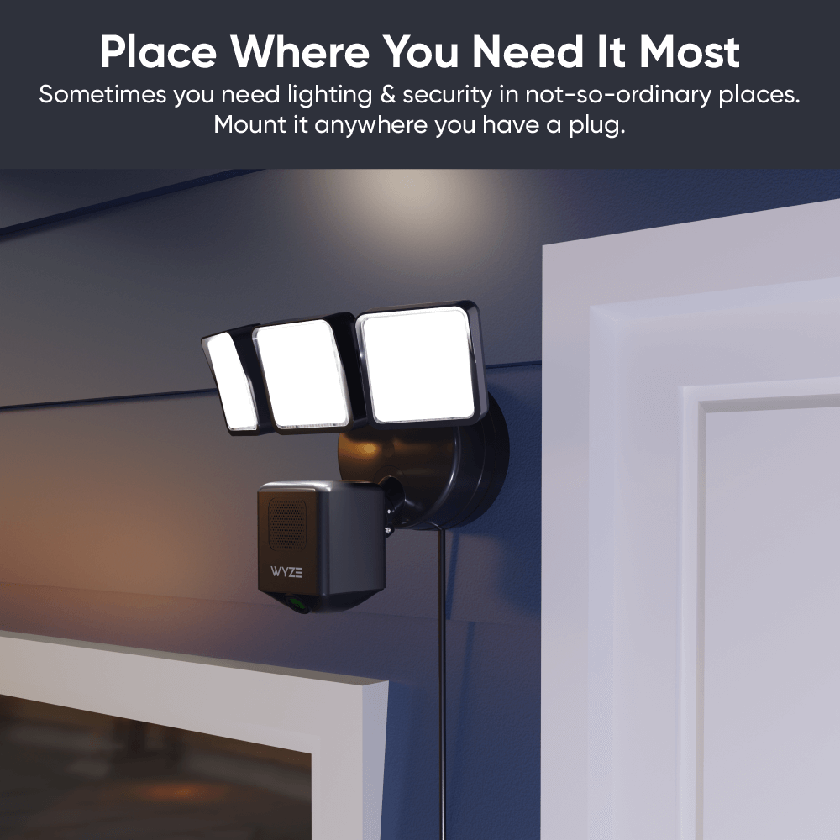 Wyze Cam Floodlight Plug-In Mount New Arrival