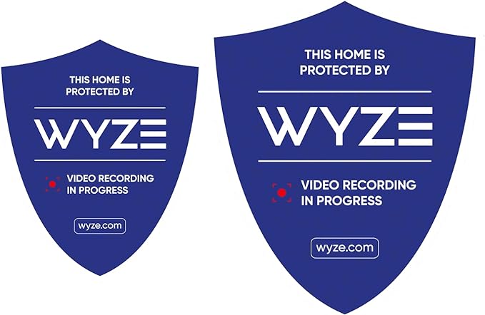 Wyze Security Reflective Sticker On Sale