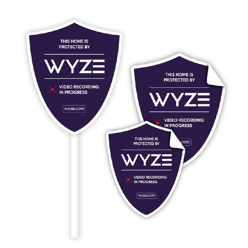 Wyze Security Reflective Sticker On Sale