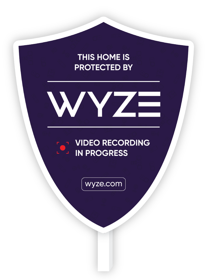 Wyze Security Yard Sign On Sale