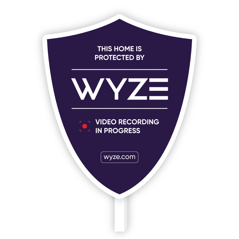 Wyze Security Yard Sign On Sale