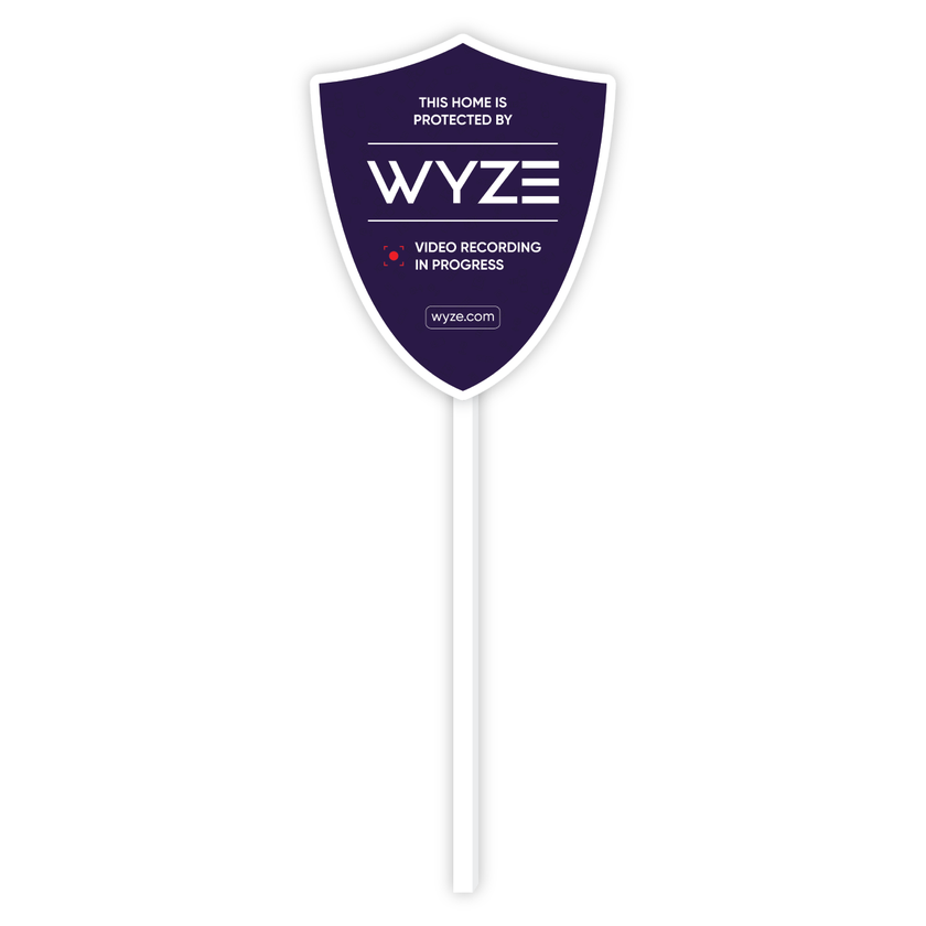 Wyze Security Yard Sign On Sale