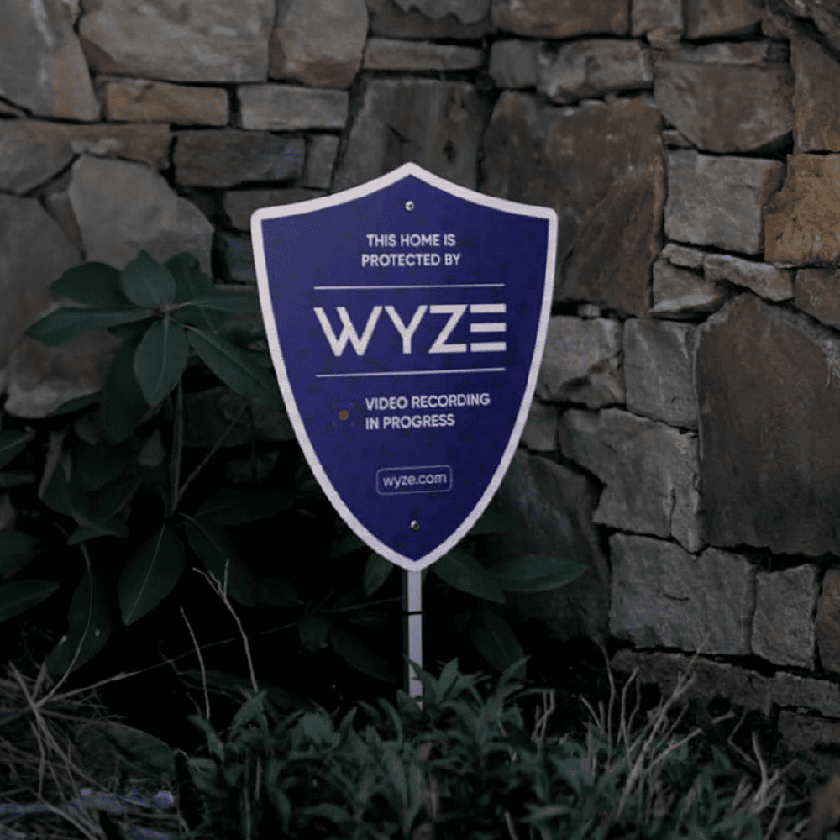 Wyze Security Yard Sign On Sale