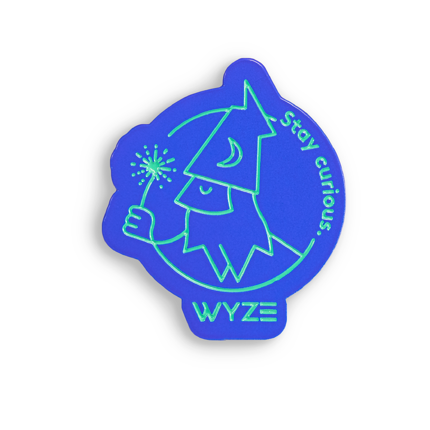 Wyze "Stay Curious" Wizard Pin Best Price